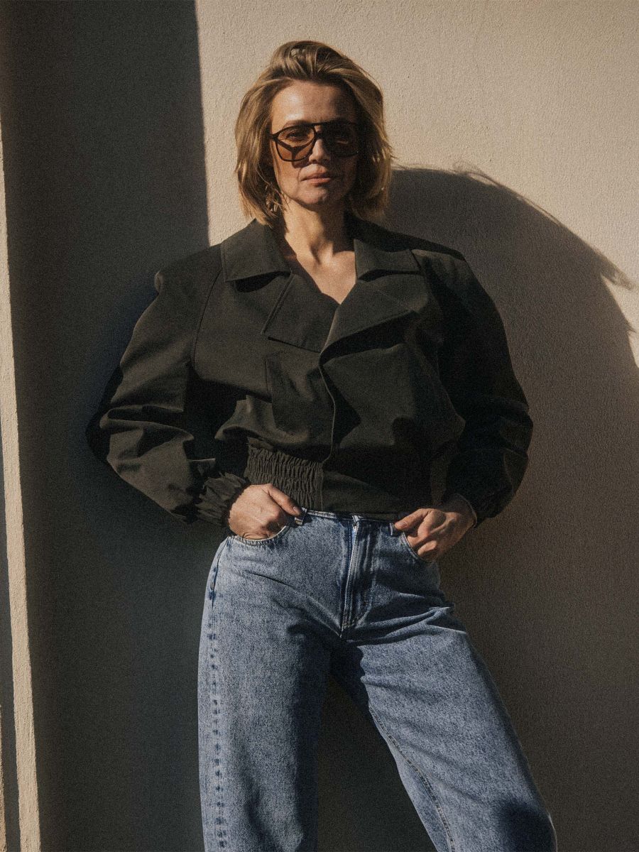Row Cropped Jacket