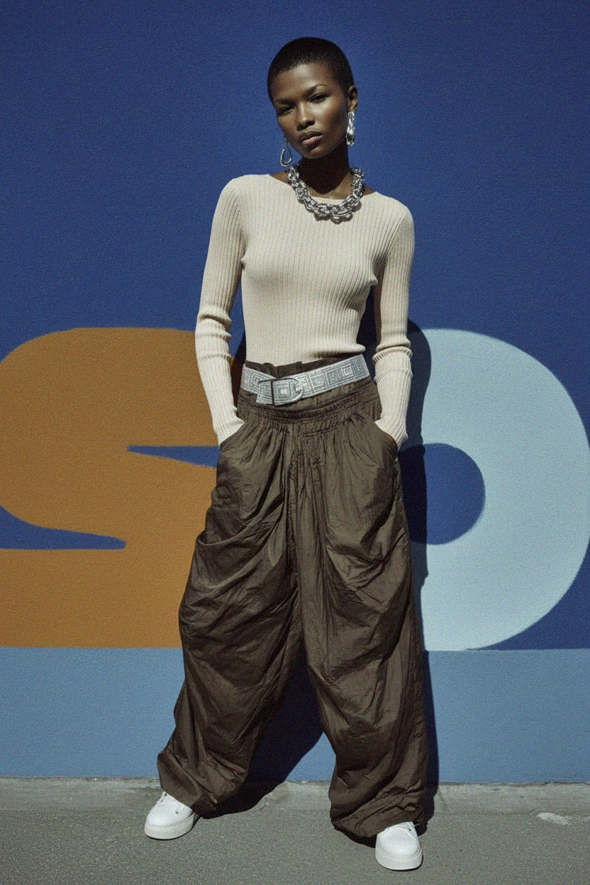 Ribbed Knit Long Sleeve Midi Dress photo 3