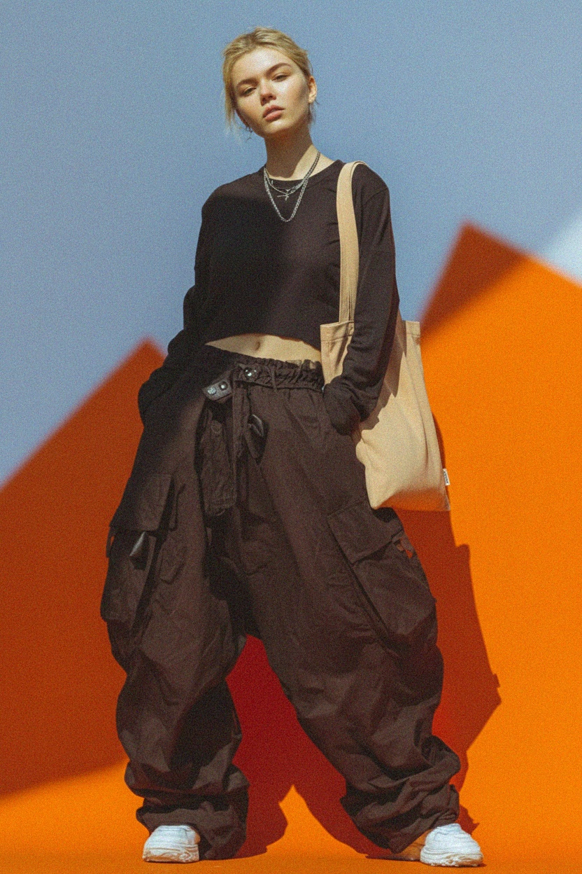 NUDYESS Ribbed Tote Bag - Stylish Beige Carryall photo 3