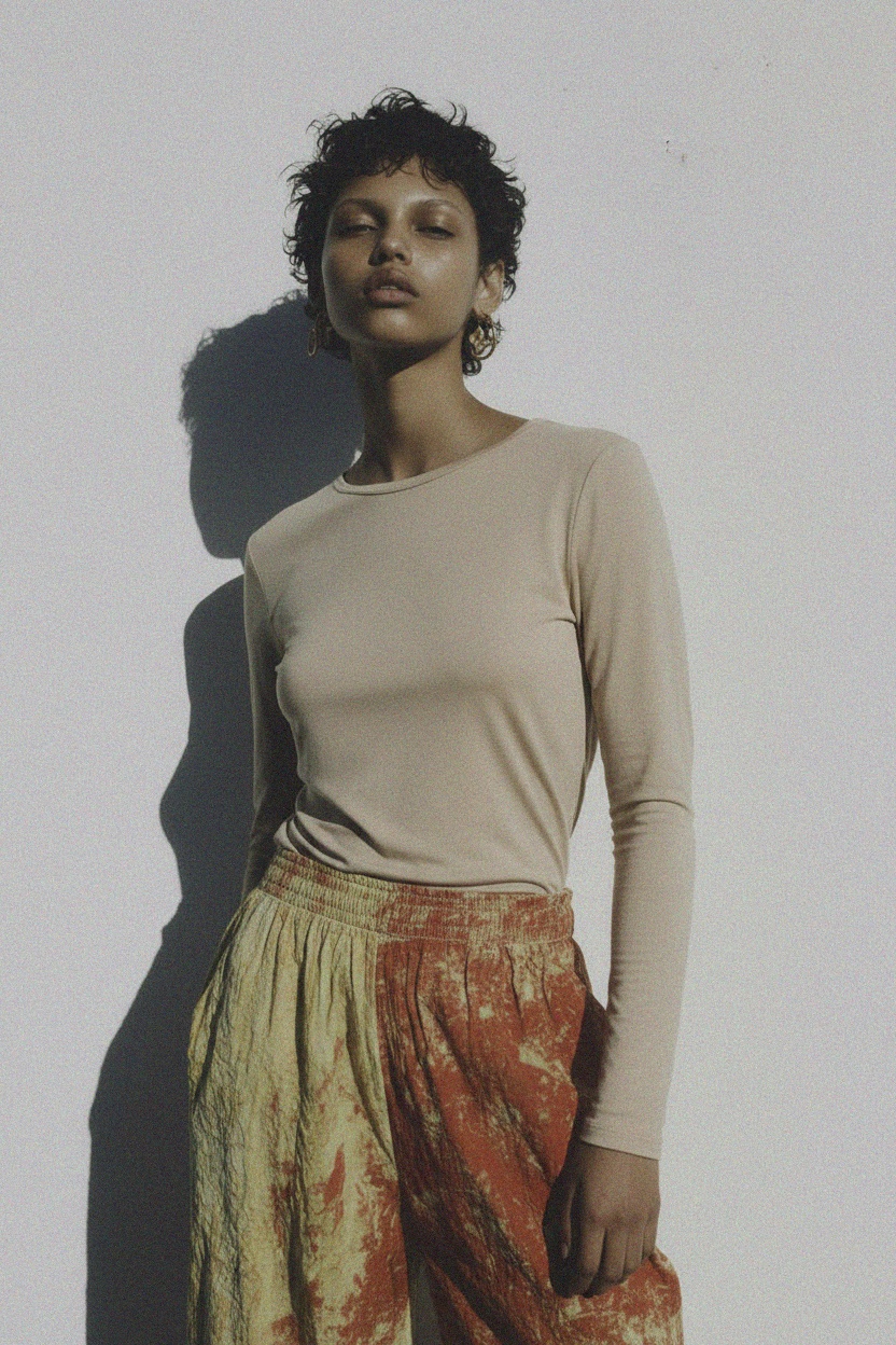 Classic Long Sleeve Crew Neck Top photo 3