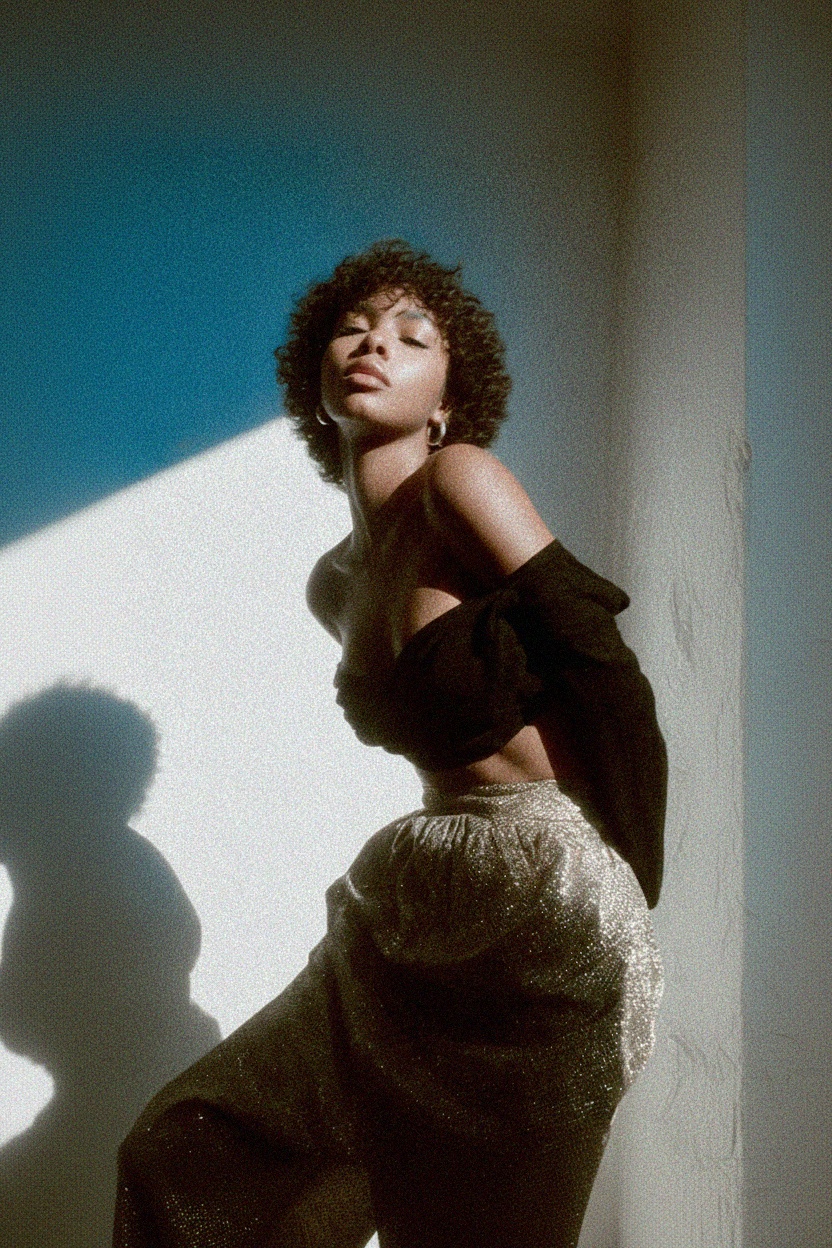 Sleek Off-Shoulder Long Sleeve Top photo 2