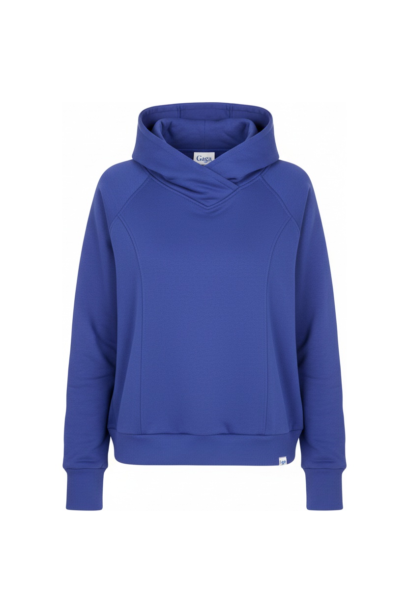 Comfortable Blue Pullover Hoodie photo 1