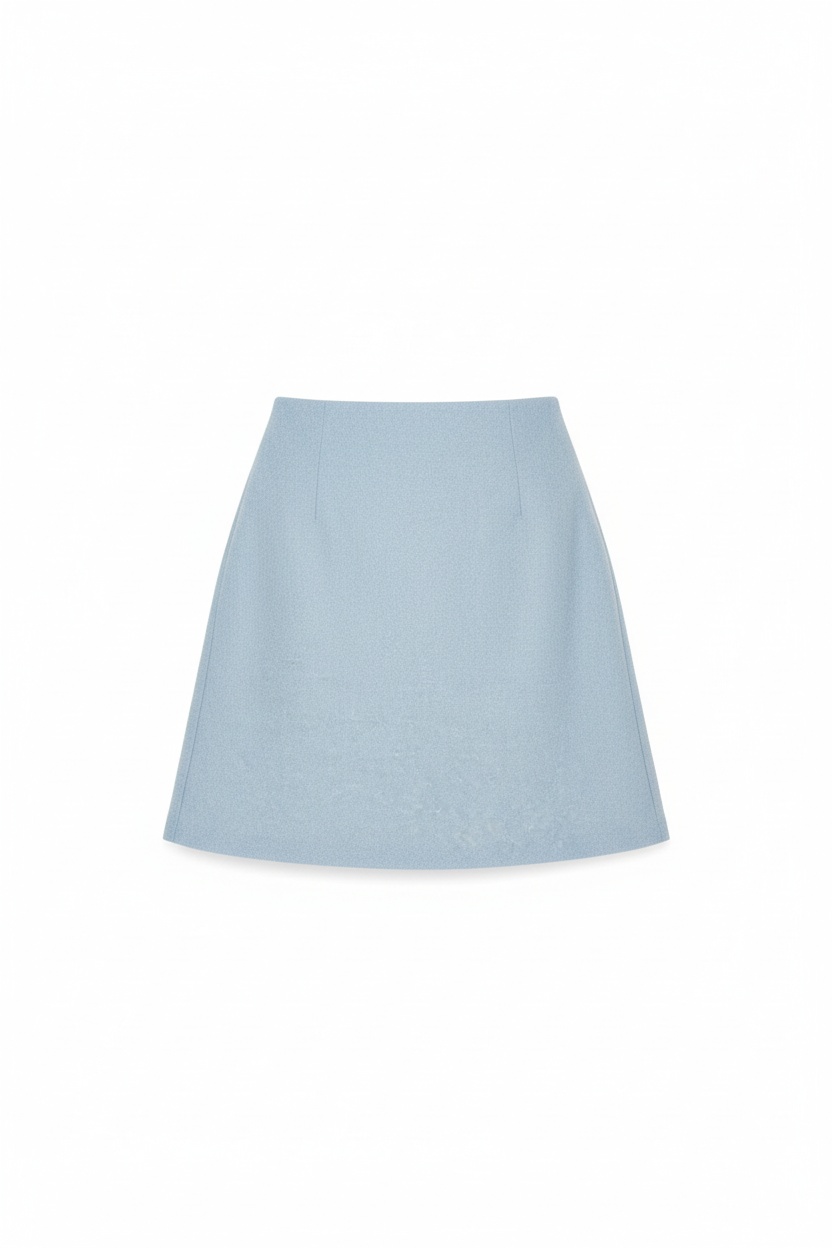 Light Blue A-Line Mini Skirt photo 1