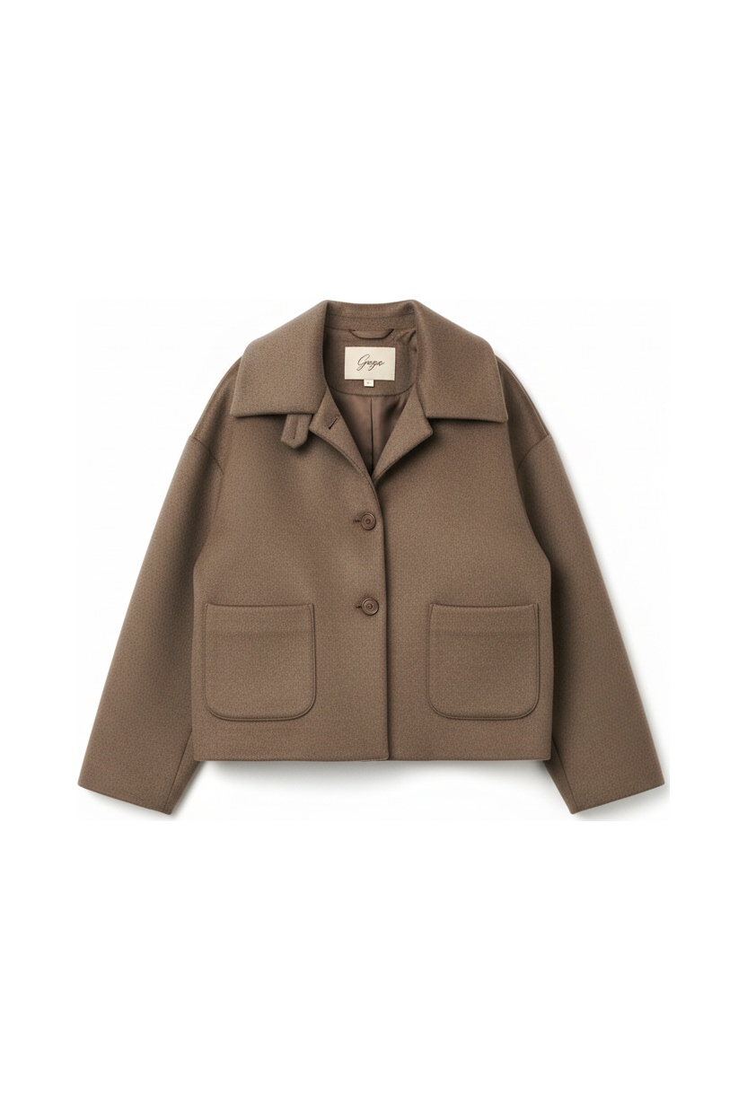 Stylish Short Boxy Jacket photo 1