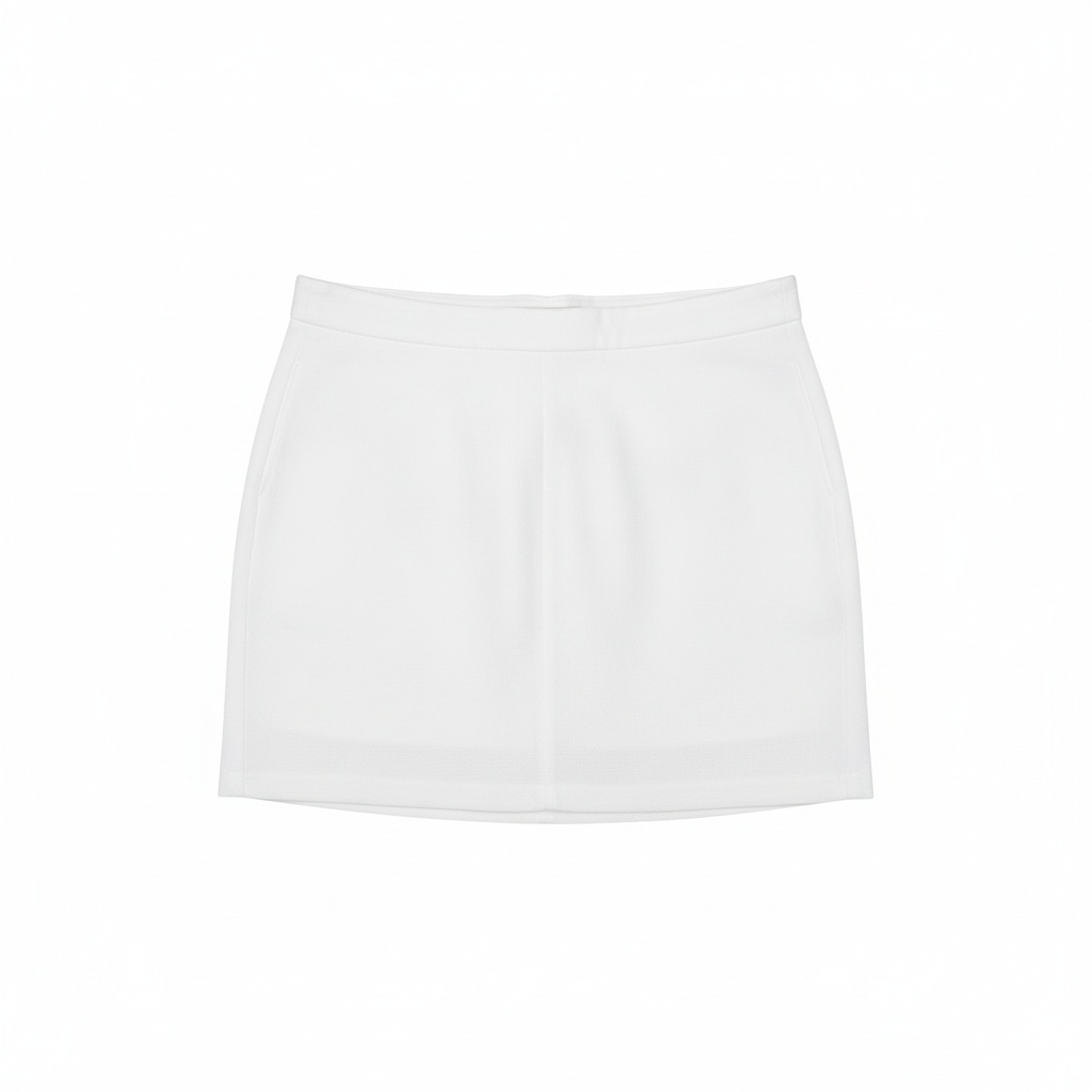 Versatile White Mini Skirt photo 1