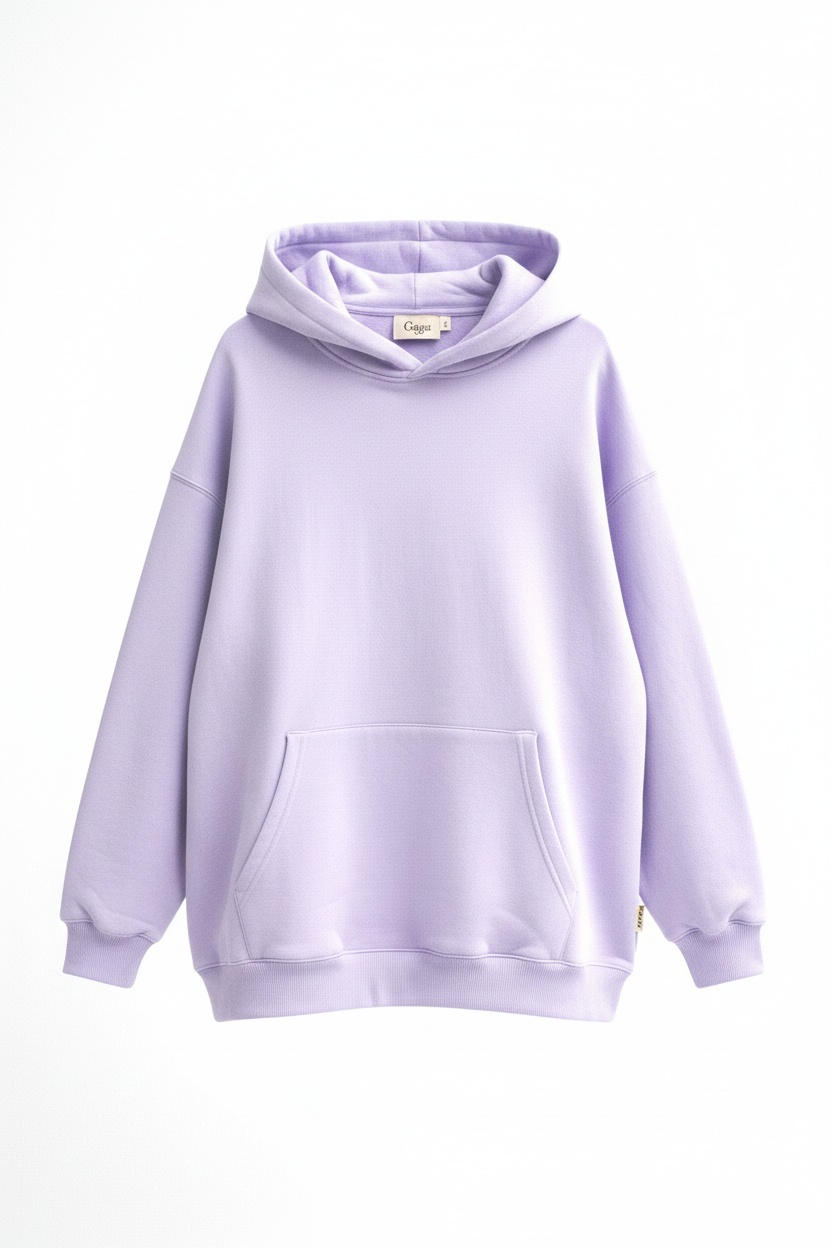 Oversized Lavender Hoodie photo 1