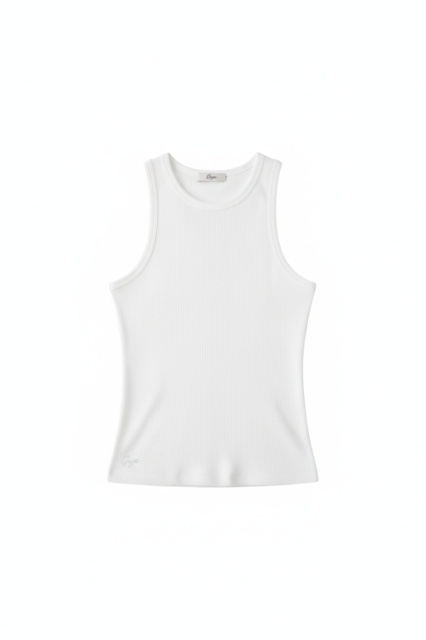 Essential Ribbed Knit Tank Top photo 1