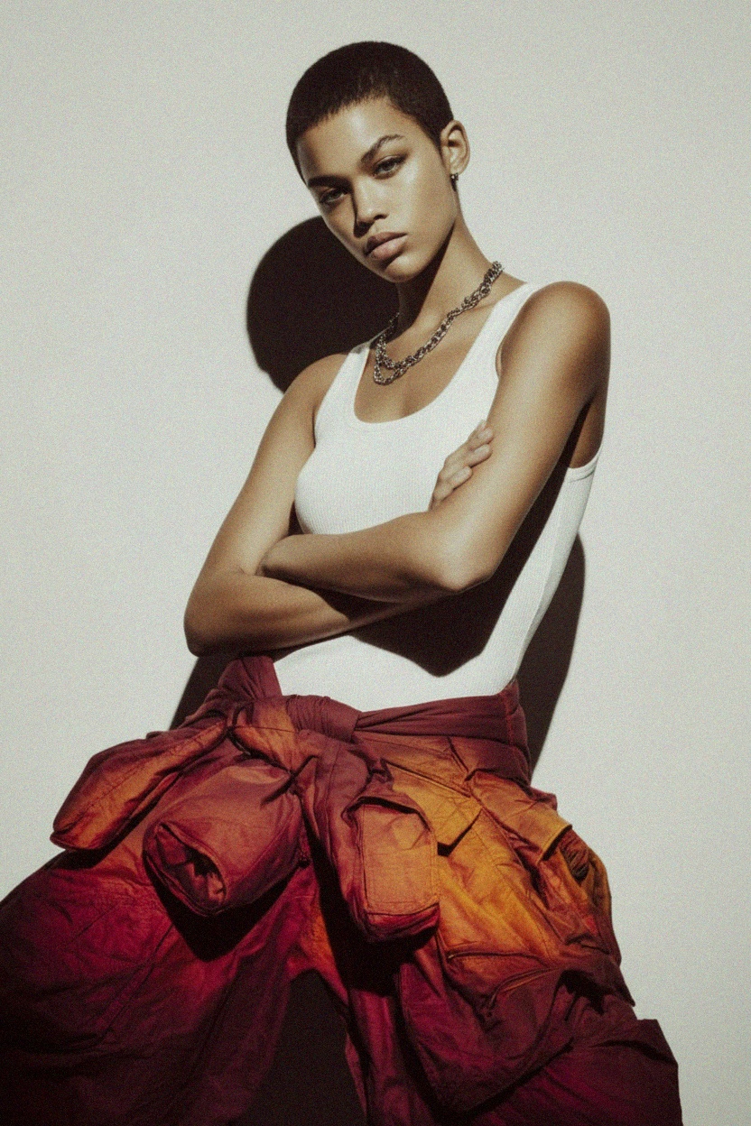 Essential Ribbed Knit Tank Top photo 3