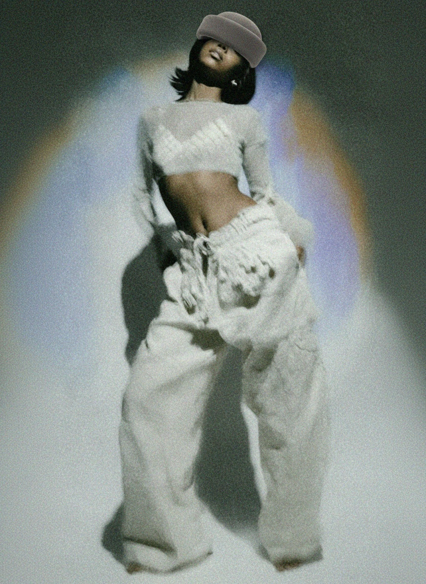 Grey Felted Roll-Brim Hat photo 3