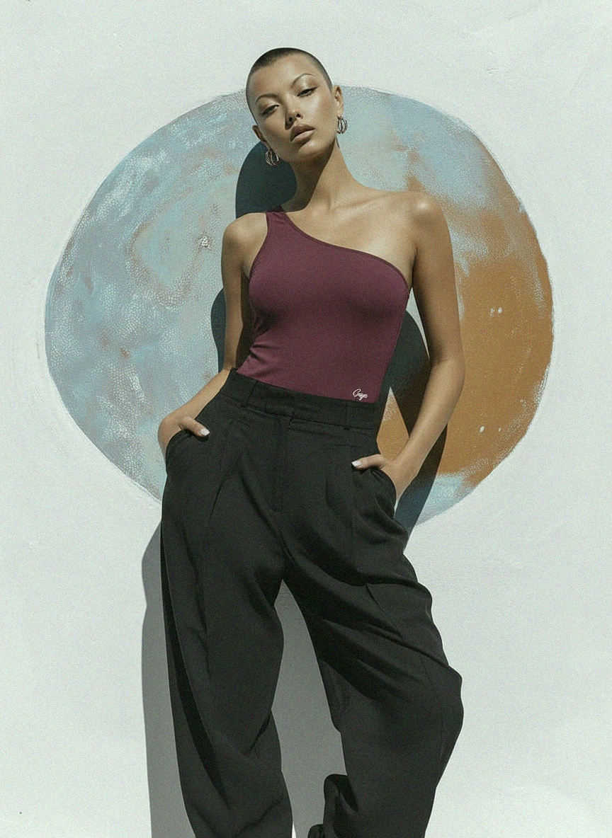 One-Shoulder Form-Fitting Activewear photo 3