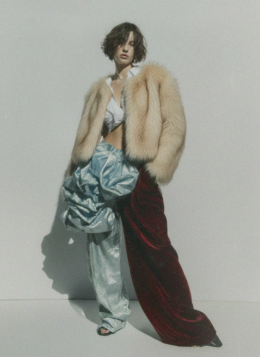 Fluffy Faux Fur Oversize Short Jacket photo 2