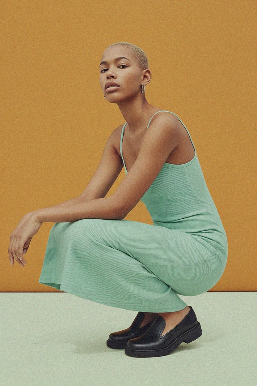 Ribbed Sleeveless Bodycon Midi Dress photo 2