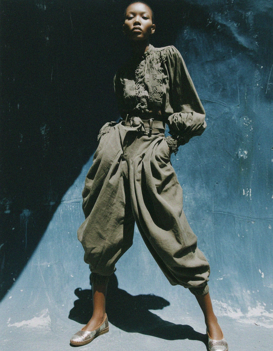 Metallic Perforated Slip-On Comfort Flats photo 3