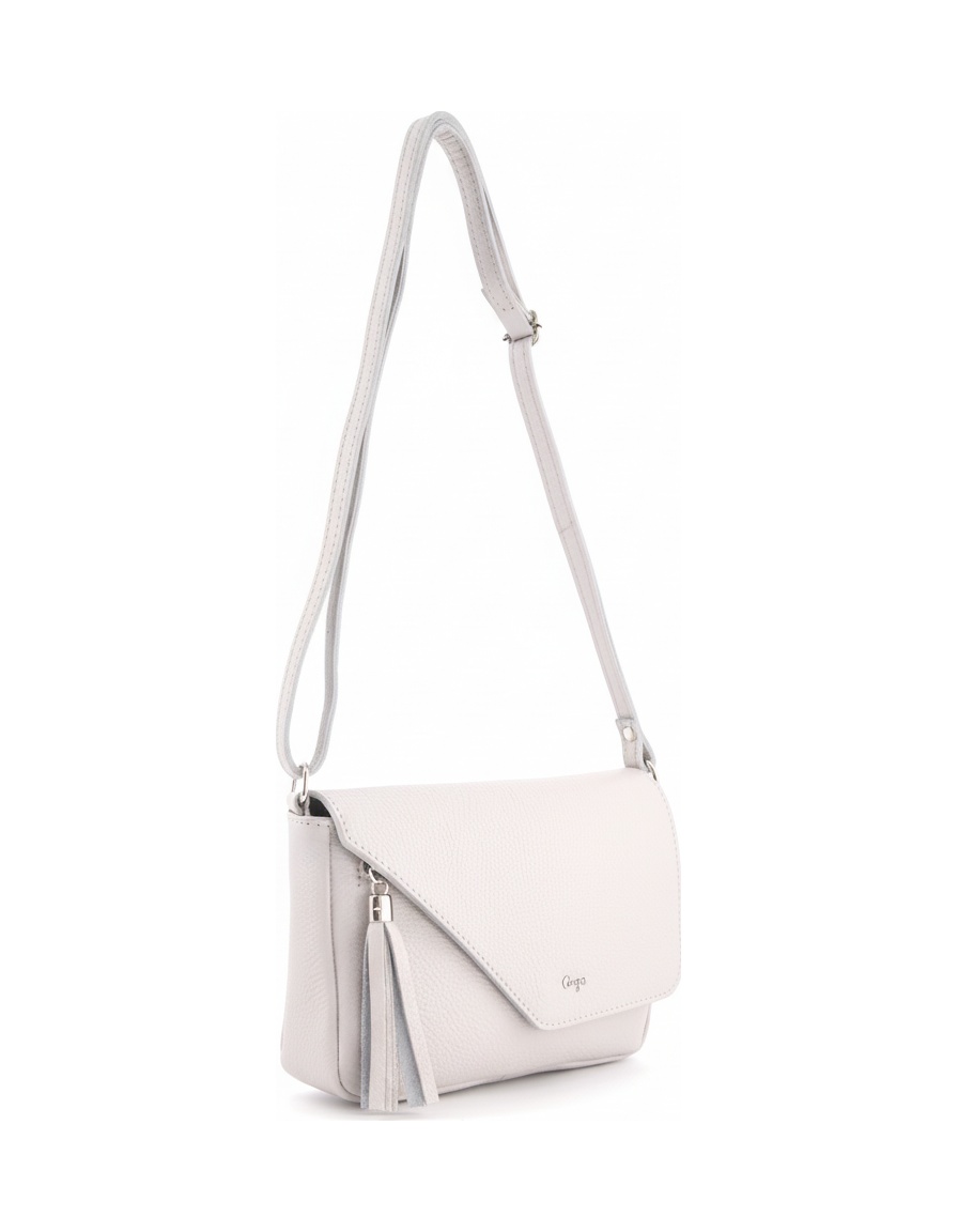 Chic White Tassel Crossbody Bag photo 1