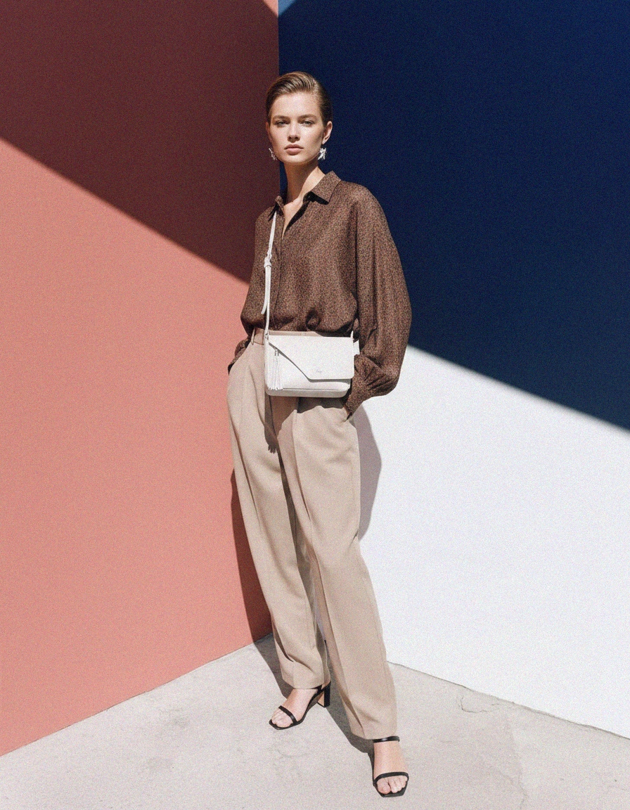 Chic White Tassel Crossbody Bag photo 3