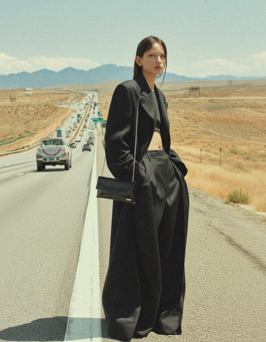 Sleek Black Patent Clutch Bag with Chain Strap photo 3