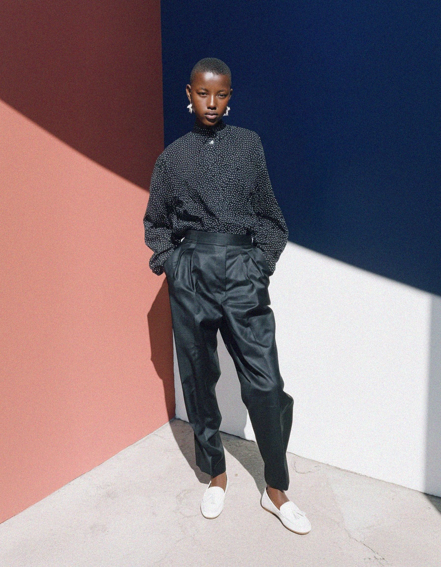 Classic White Leather Tassel Loafers photo 2