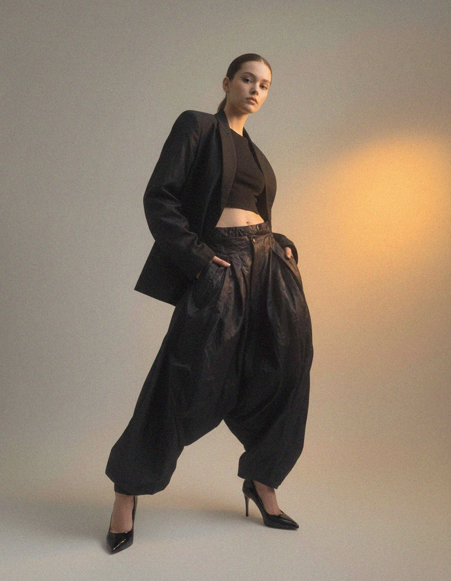 Black Patent Leather Pointed-Toe Pump photo 3