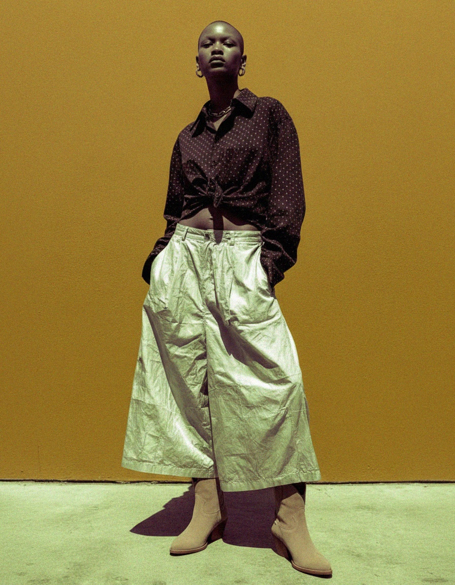 Beige Suede Western Ankle Boots with Block Heel photo 3