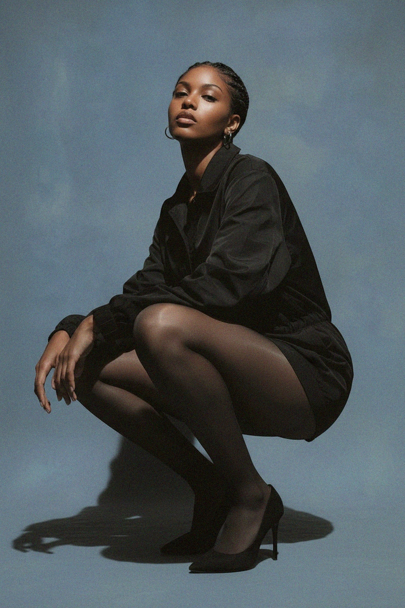 Sheer Black Pantyhose for Smooth, Polished Look photo 2