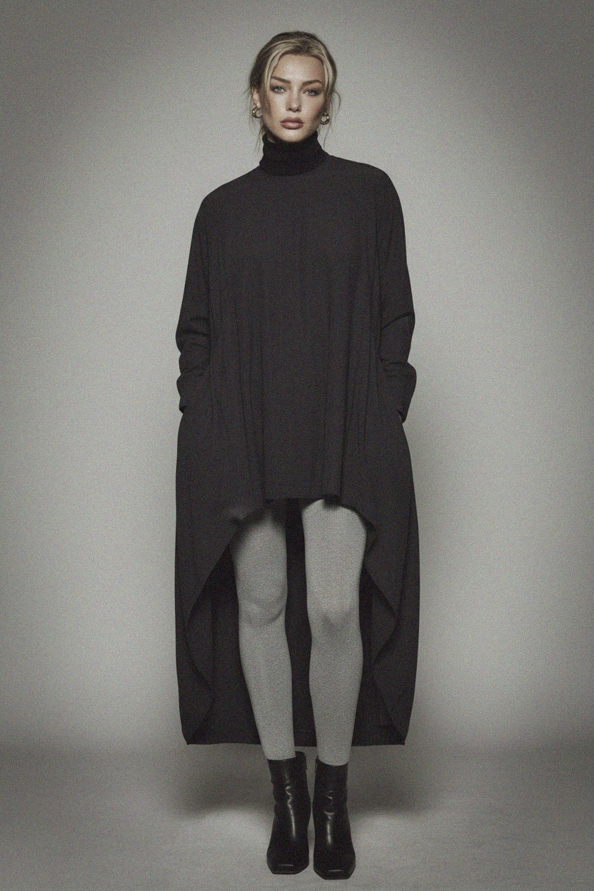 Classic Grey Knit Tights photo 2