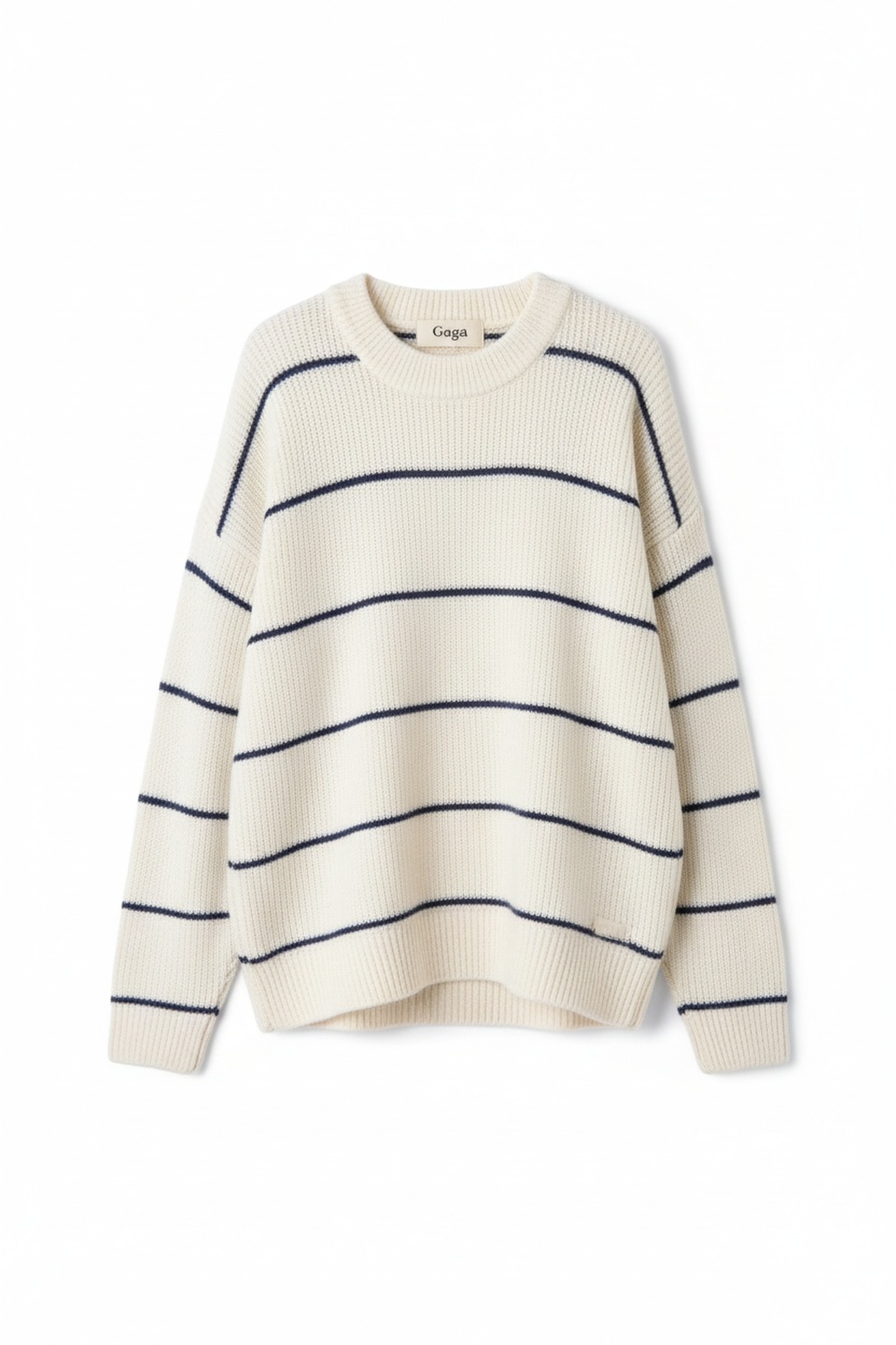 Oversize Striped Knit Sweater photo 1