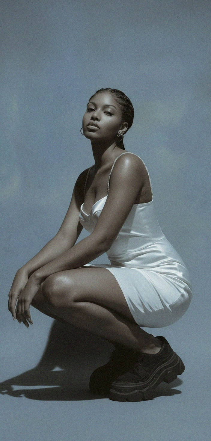 Elegant White Mini Dress with Delicate Straps photo 4