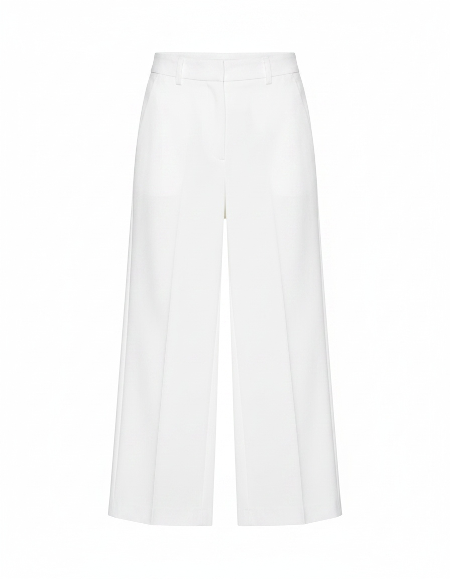 Stylish Cropped Wide-Leg Pants photo 1