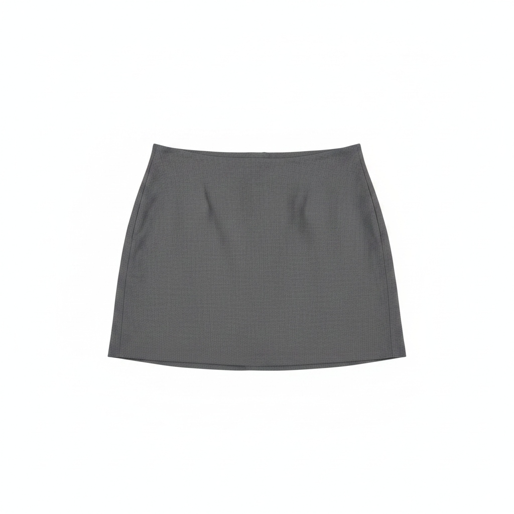 Classic Grey Mini Skirt photo 1