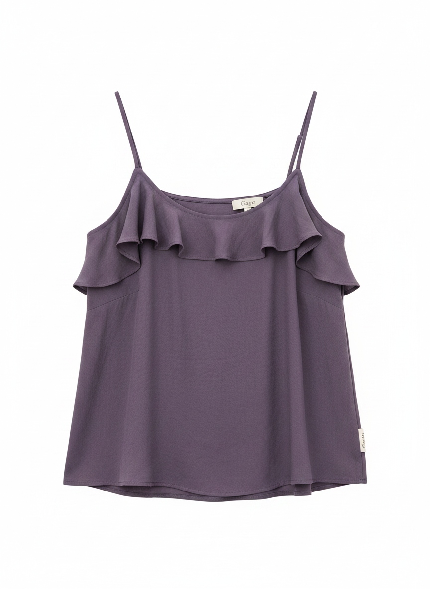 Sleeveless Ruffle Detail Top photo 1