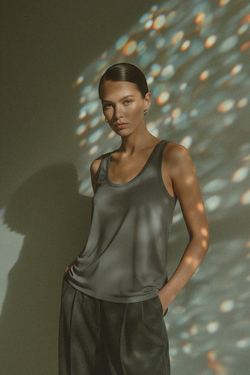 Classic Scoop Neck Tank Top photo 2