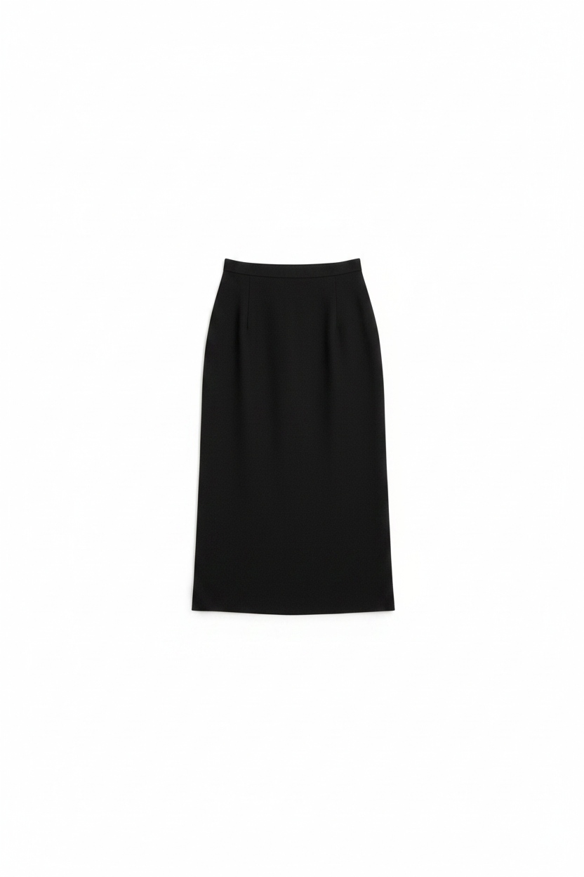 Classic Black Midi Skirt photo 1