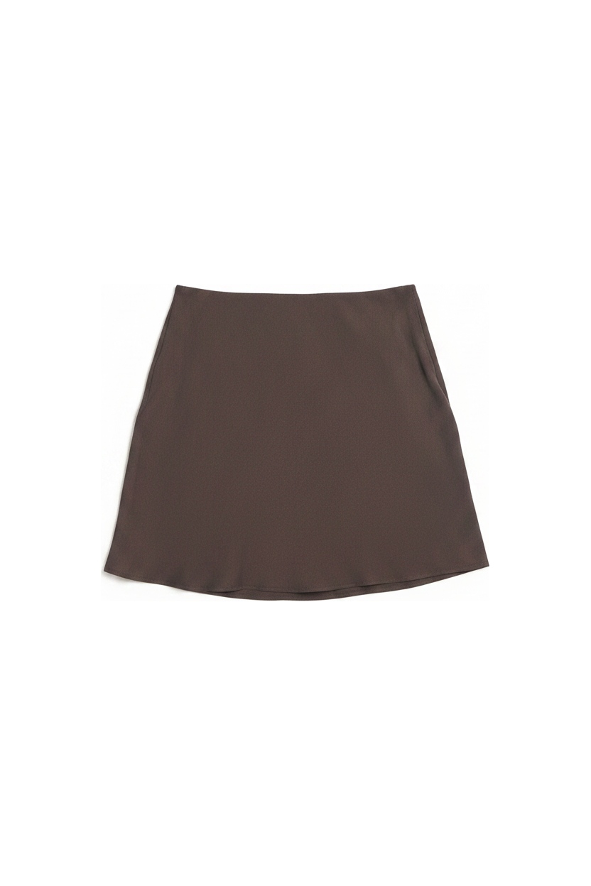 Dark Brown Mini Skirt photo 1
