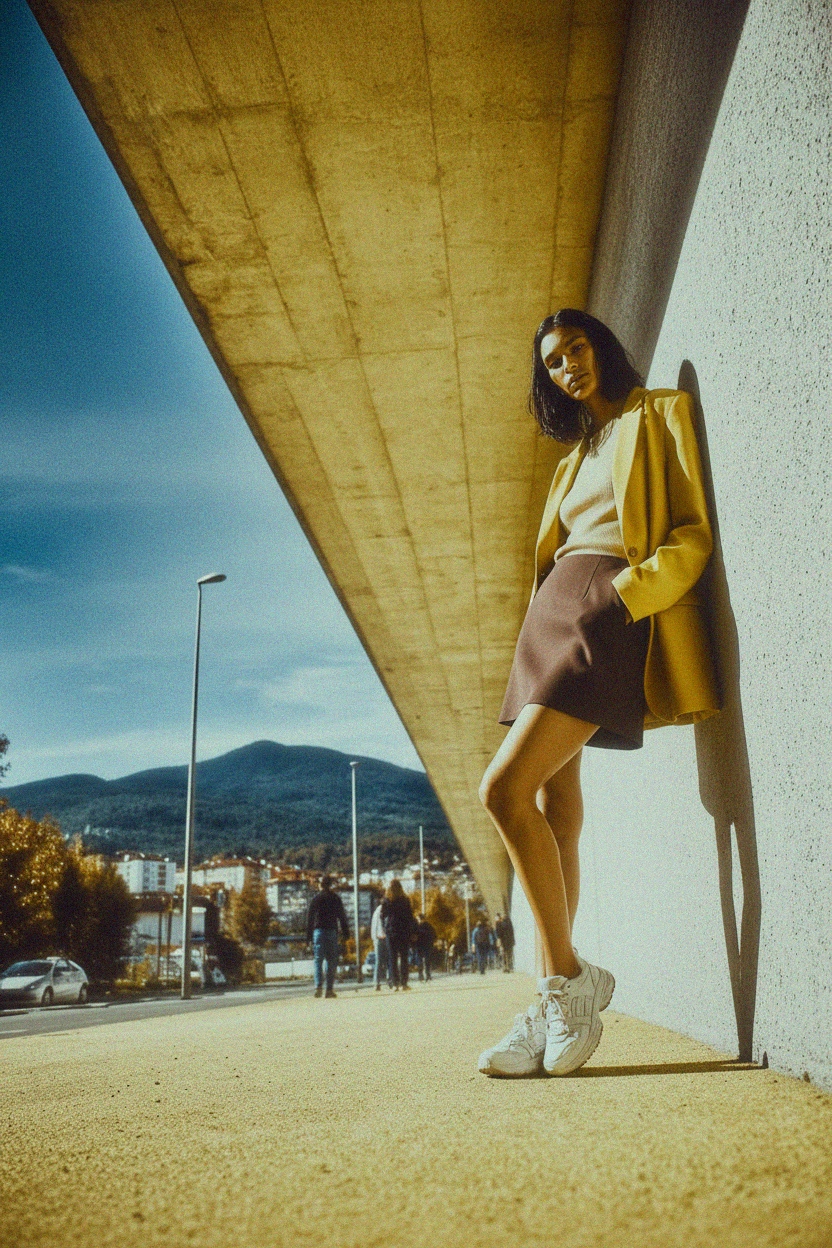 Dark Brown Mini Skirt photo 3