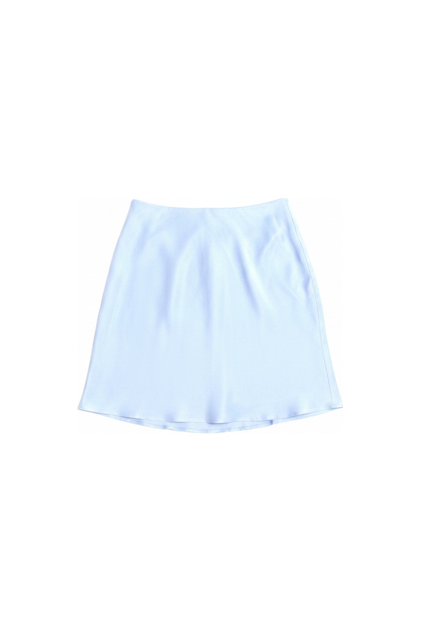 Flowy Light Blue Mini Skirt photo 1