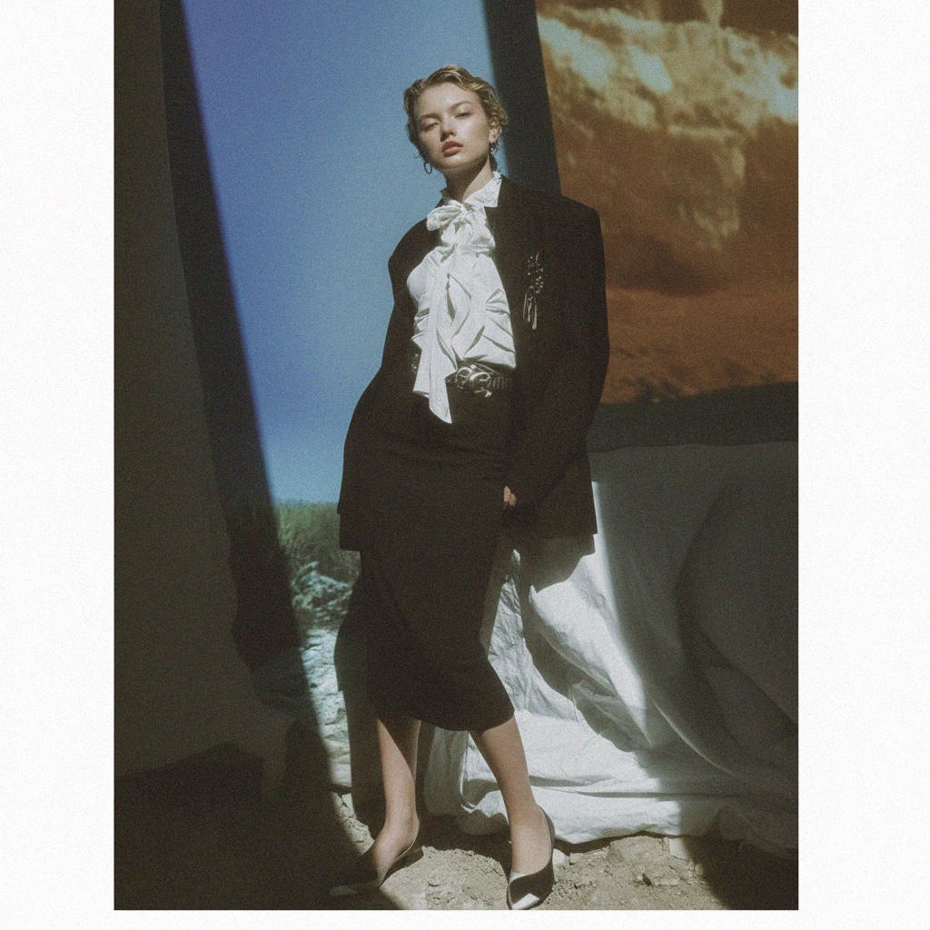 Sleek Form-Fitting Midi Skirt photo 2