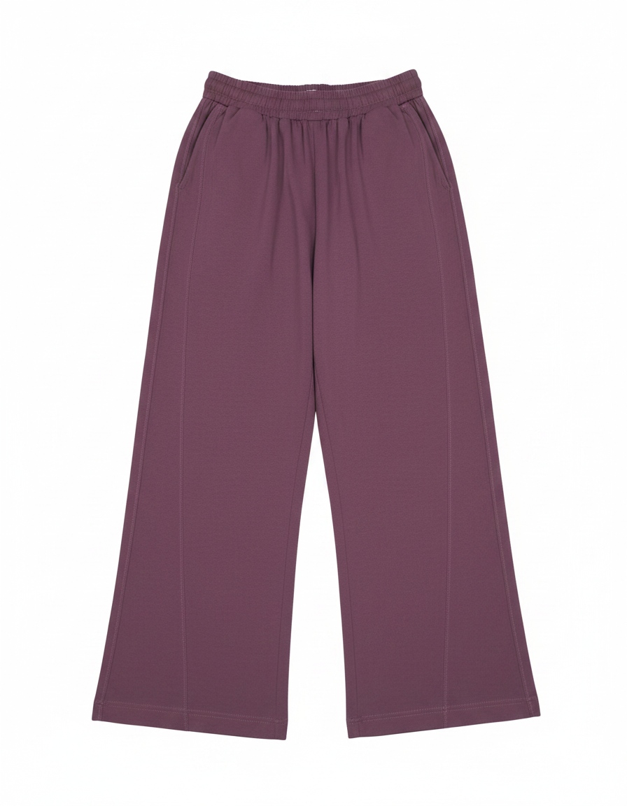 Oversize Purple Wide-Leg Comfort Pants photo 1