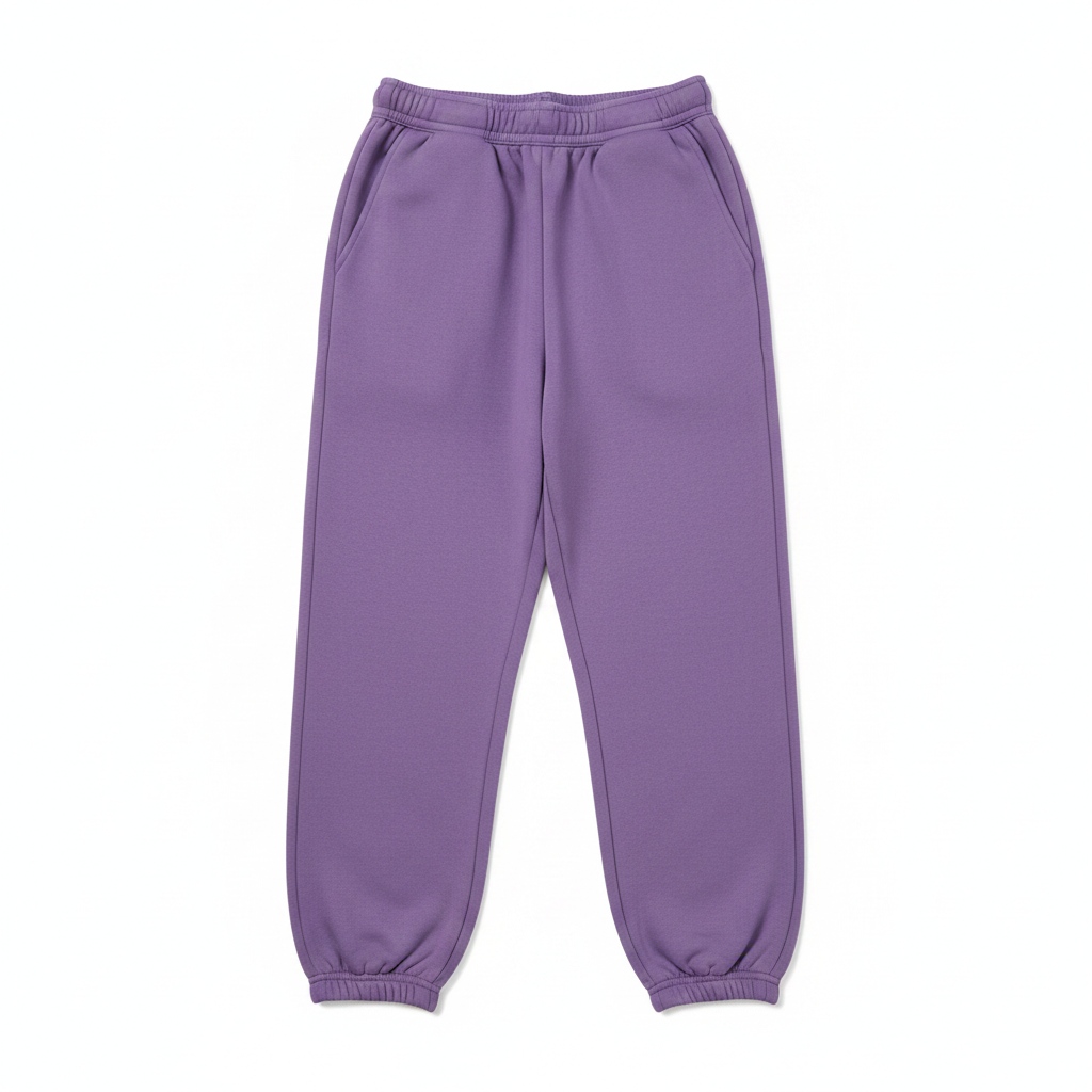 Purple Oversize Cuffed Jogger Pants photo 1