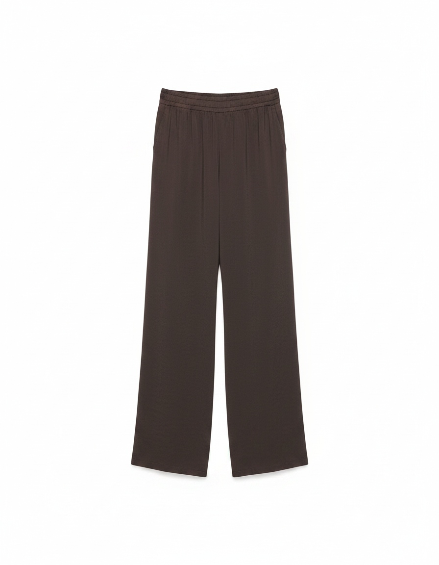 Relaxed Fit Wide-Leg Trousers photo 1