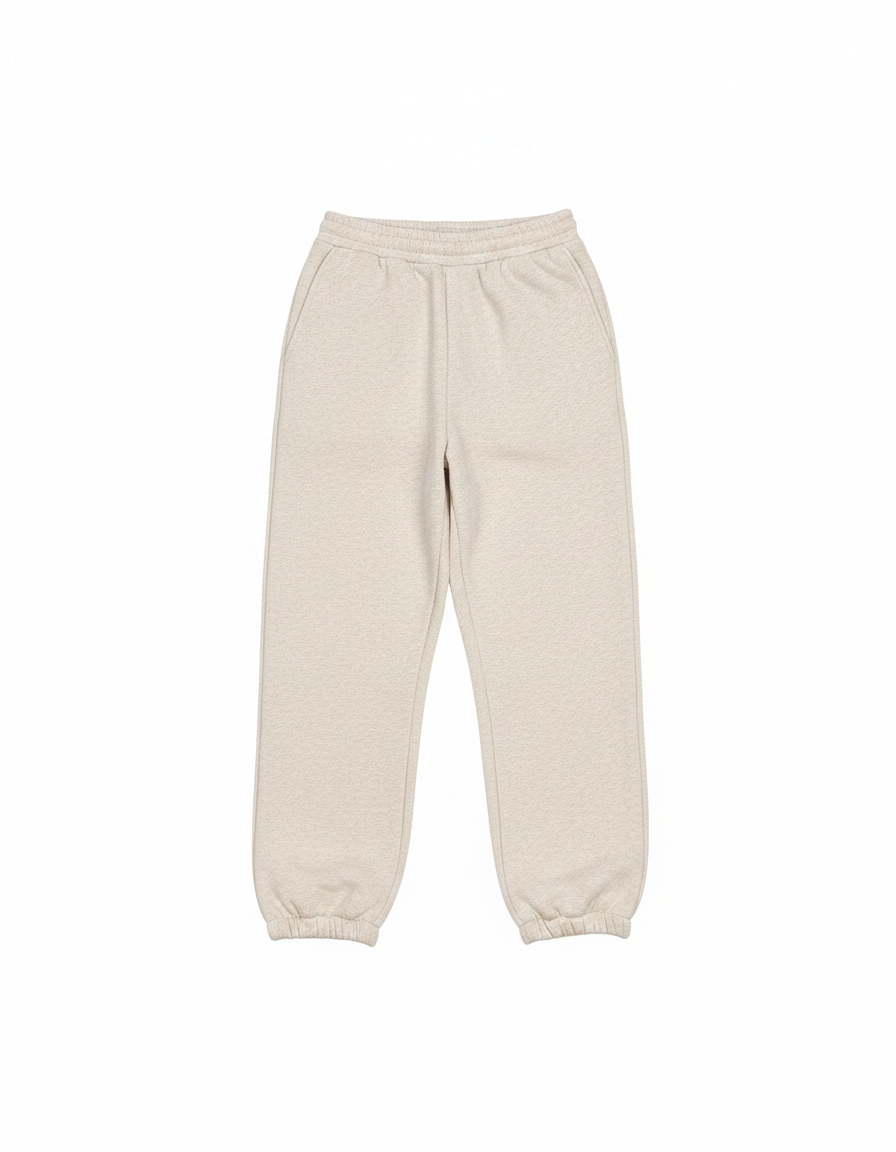Oversize Beige Fleece Sweatpants photo 1