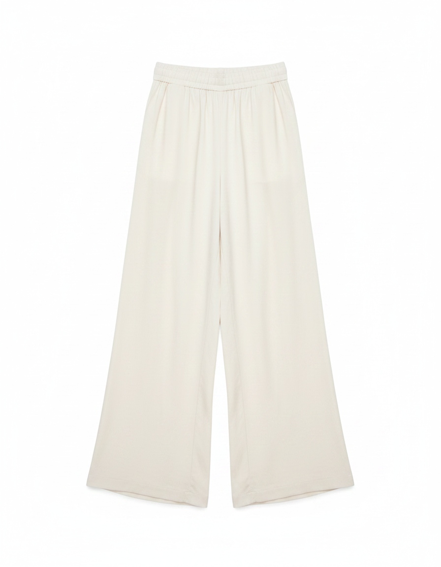 Elegant Wide-Leg Flowing Trousers photo 1