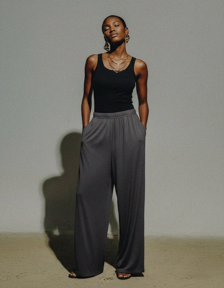 Comfortable Wide Leg Pants photo 2