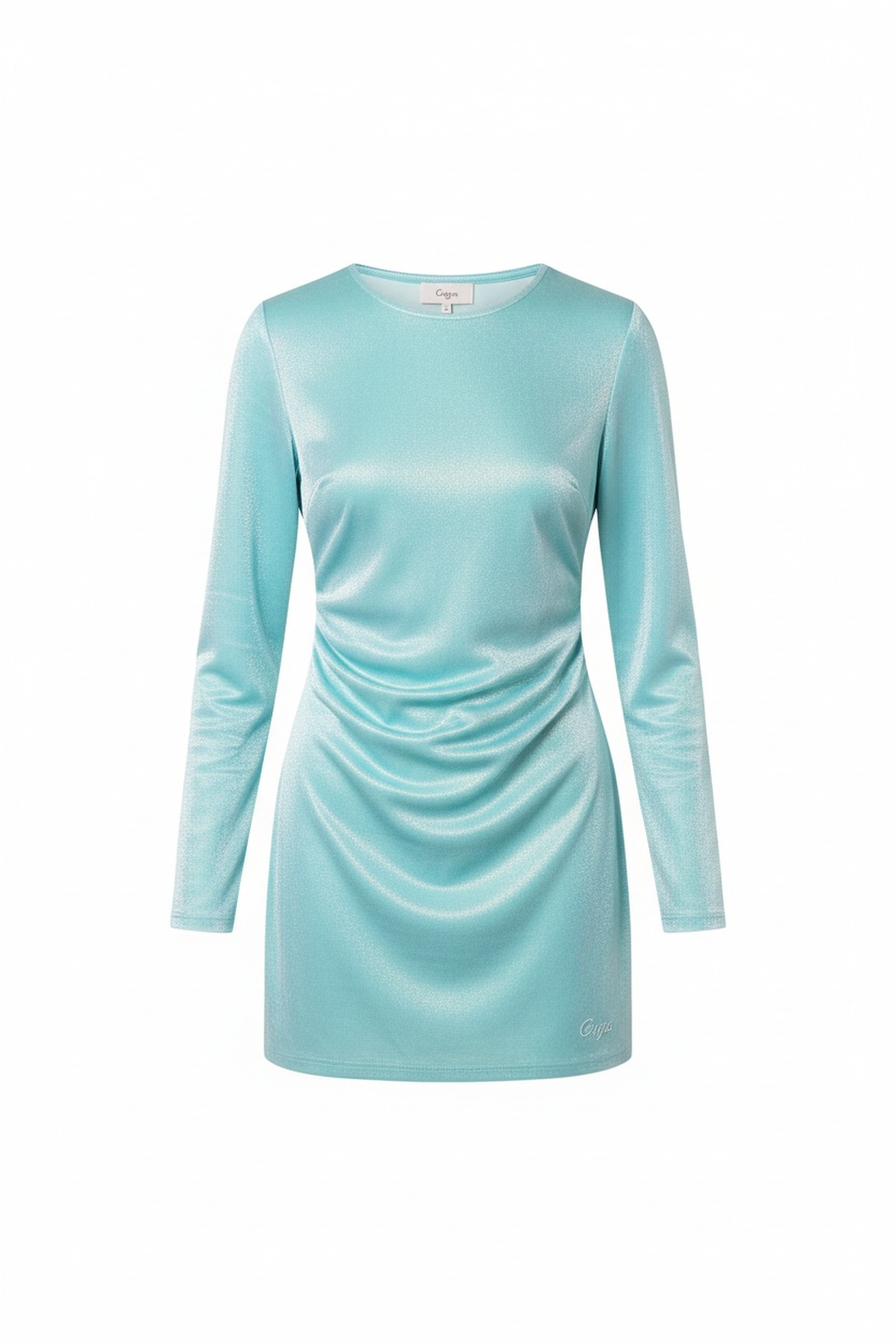 Shimmering Long Sleeve Mini Dress photo 1