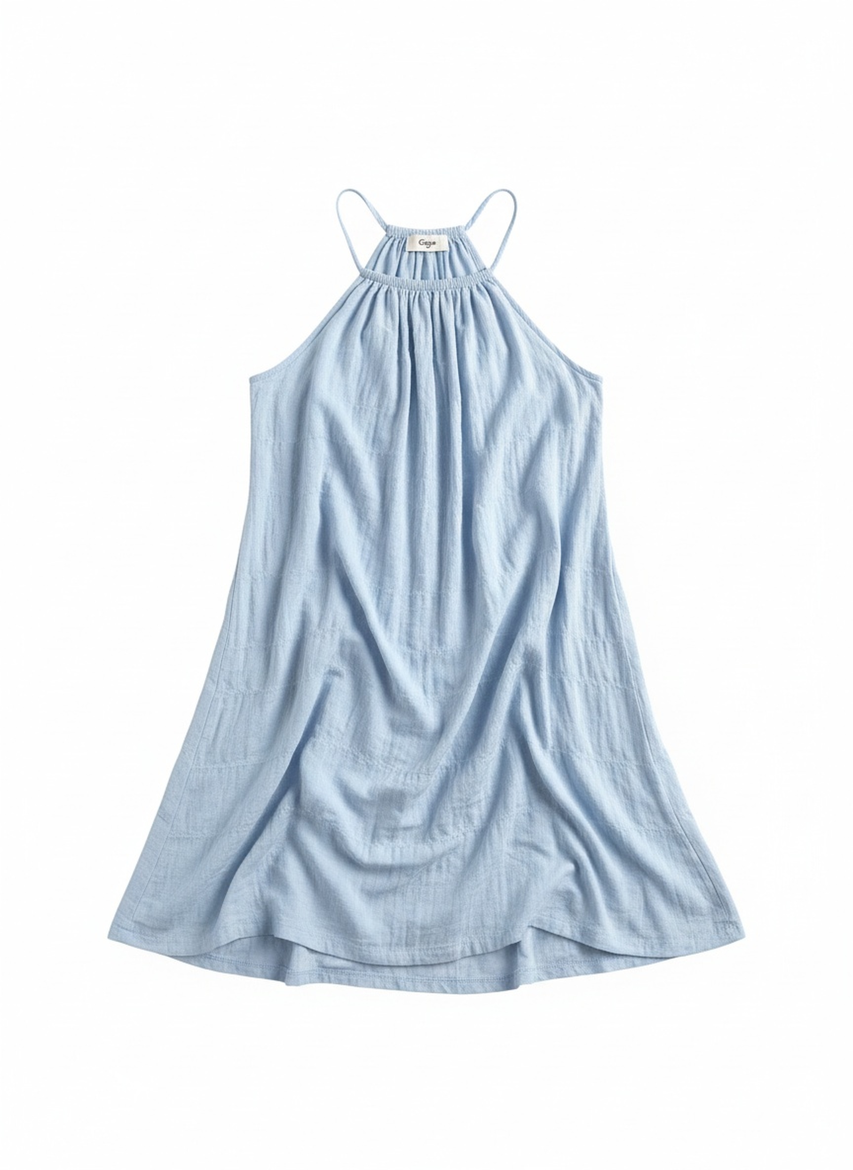 Flowy Light Blue Mini Dress photo 1