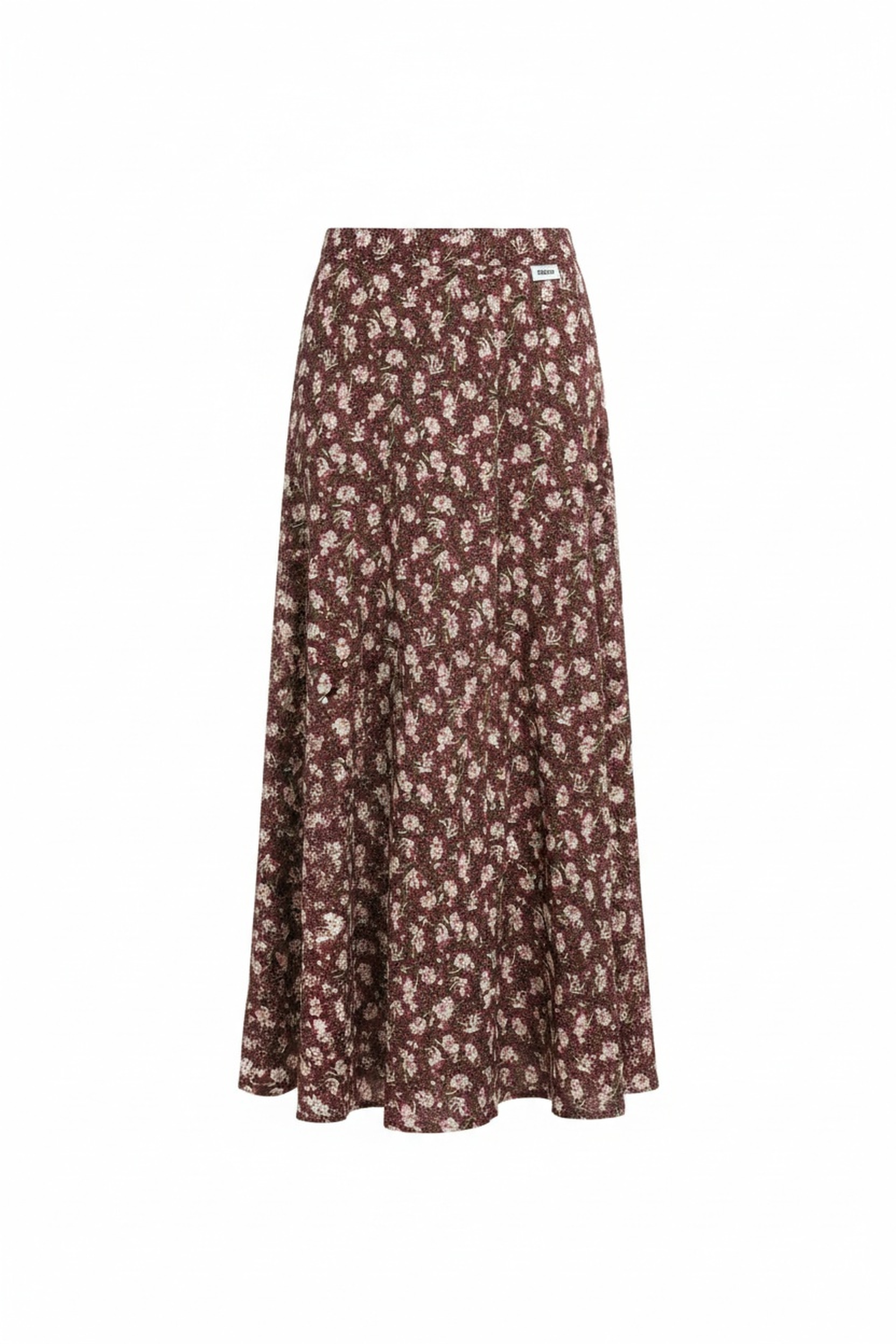 Flowy Floral Print Maxi Skirt photo 1