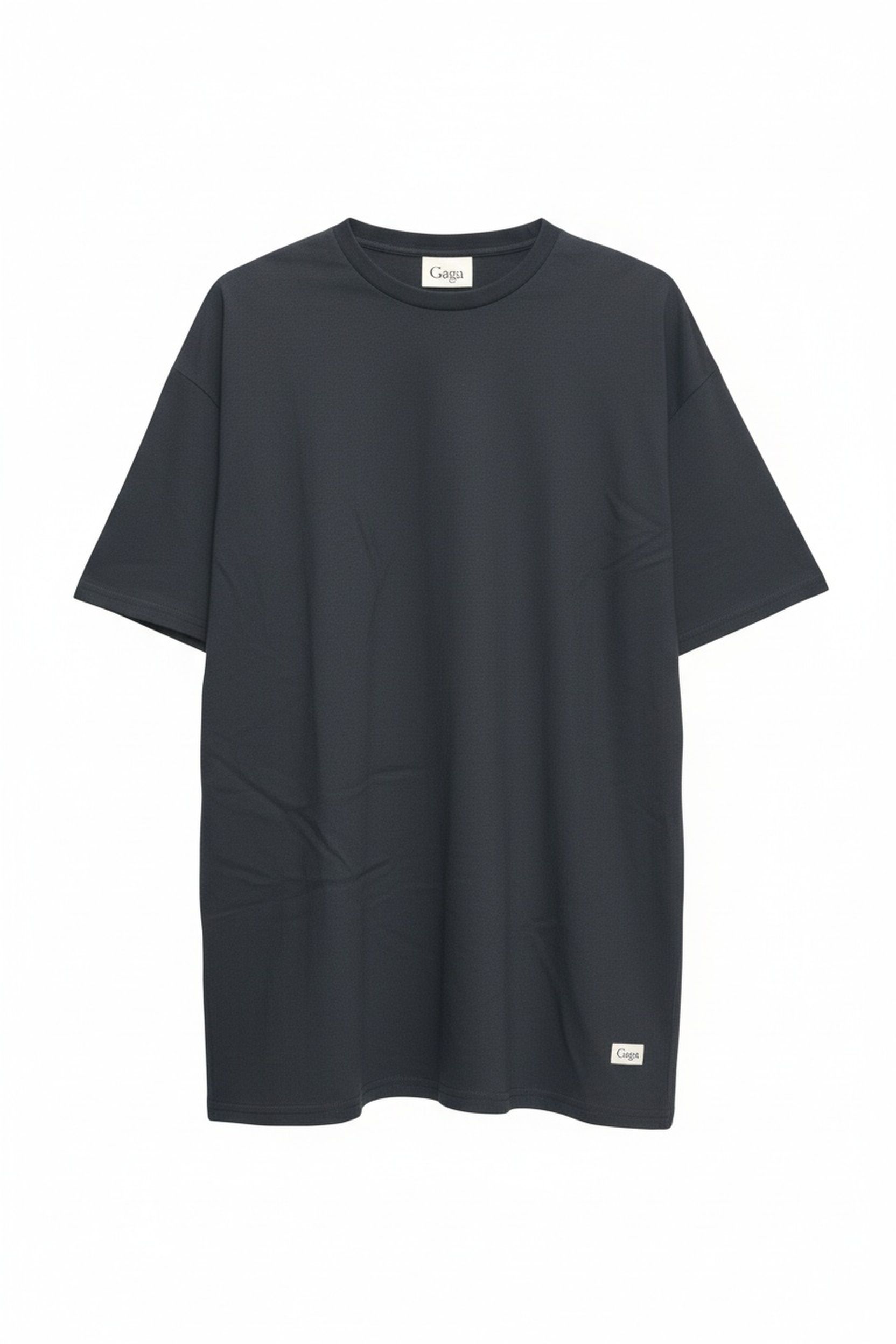 Oversize Crew Neck T-Shirt in Dark Grey photo 1