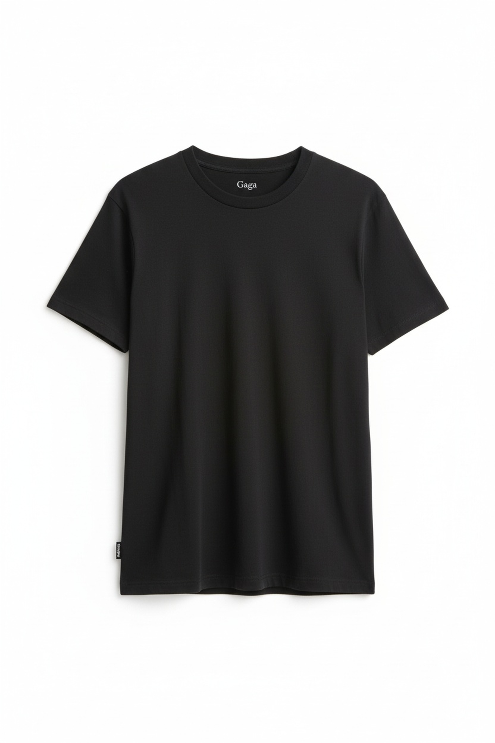 Classic Black Crew Neck T-Shirt photo 1