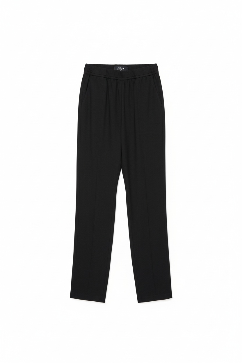 Relaxed Fit Black Long Pants photo 1