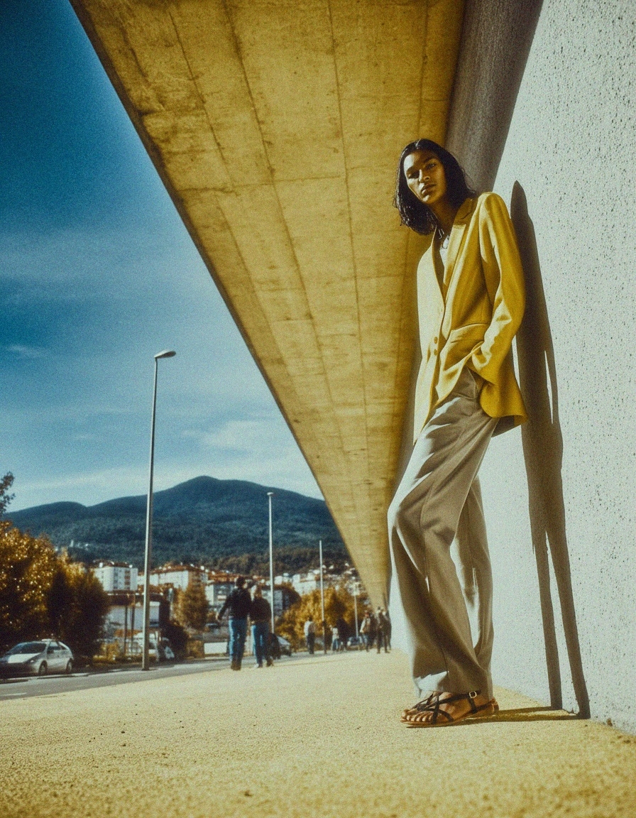 Black Strappy Flat Sandals with Ankle Buckle photo 3