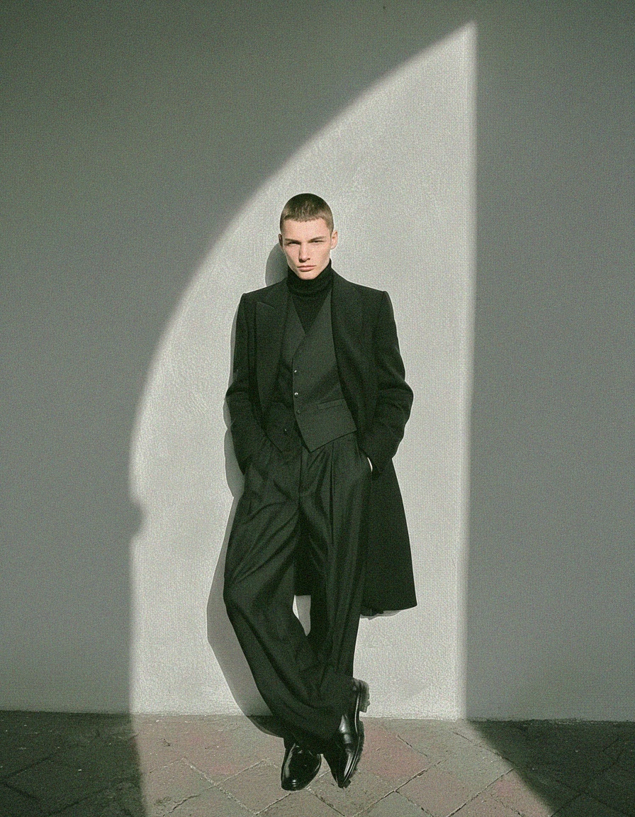 Two-Tone Distressed Leather Lace-Up Shoes photo 3